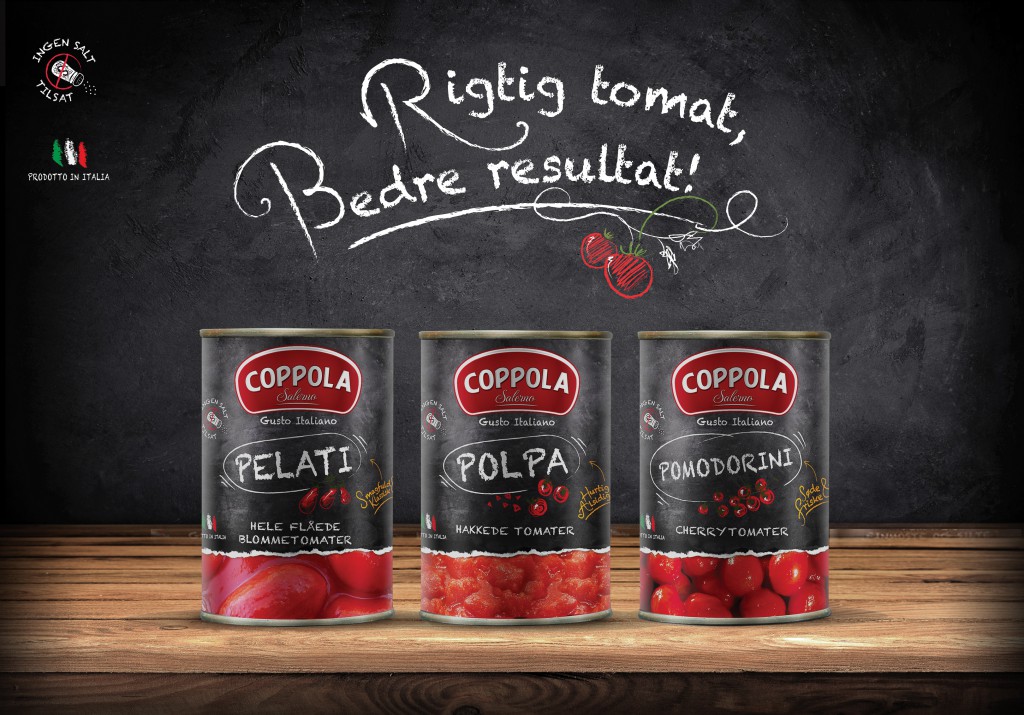 Tre tip top tomatprodukter fra Coppola